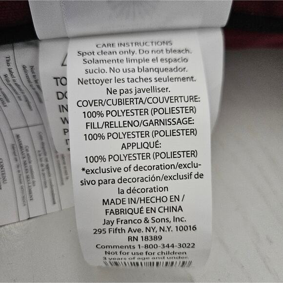 Warner Bros. Harry Potter Griffindor throw pillow red burgandy - Picture 6 of 7